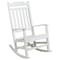 Flash Furniture Winston All-Weather Rocking Chair in White Faux Wood, PK2 2-JJ-C14703-WH-GG - alternate 9